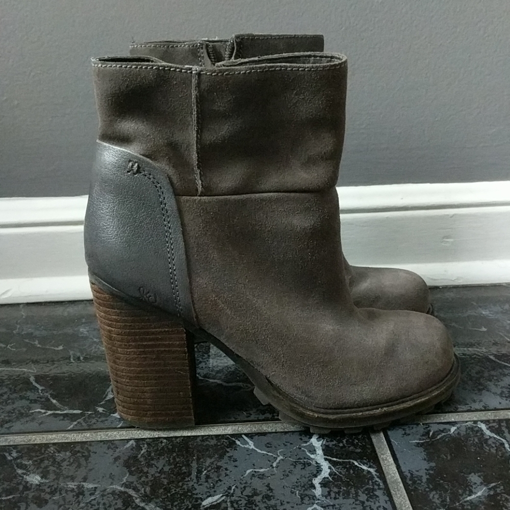 Sam Edelman Gray Booties
